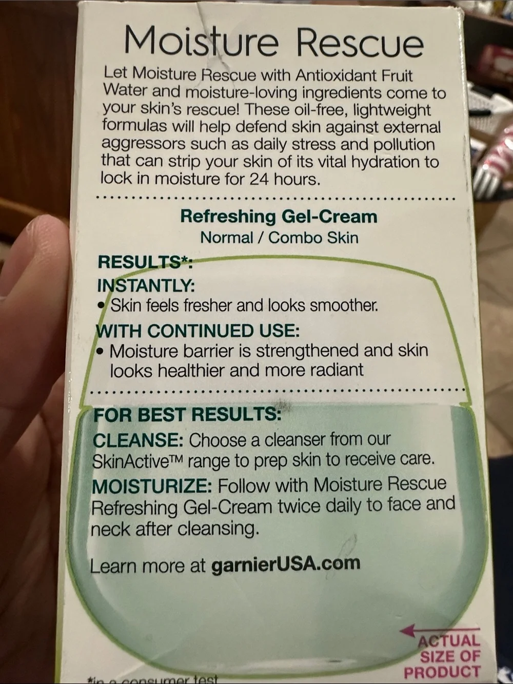 Garnier lightweight gel